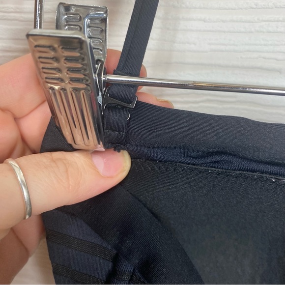 Bond-eye Australia Bandeau Ladder Back One Piece Swimsuit Black U.S. Size 10 - Picture 6 of 10